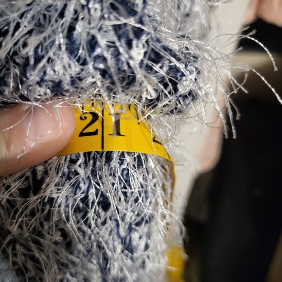 WOMANS SHEIN OPEN FRONT EYELASH PLUSH FUZZY SWEATER CARDIGAN SZ S - Picture 6 of 6